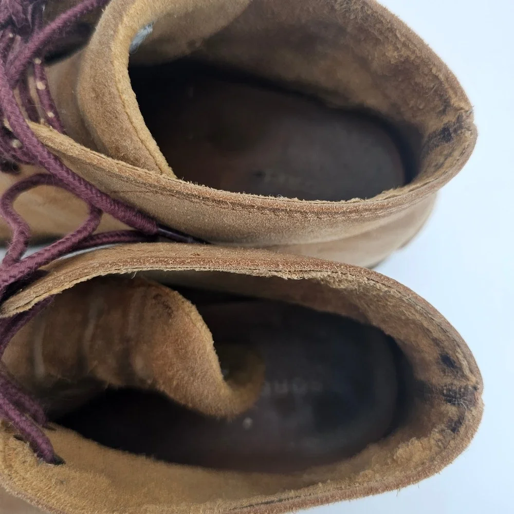 Sorel Madson Chukka Tan Suede Camo Lace Up Boots Mens 9.5 NM2462-286
